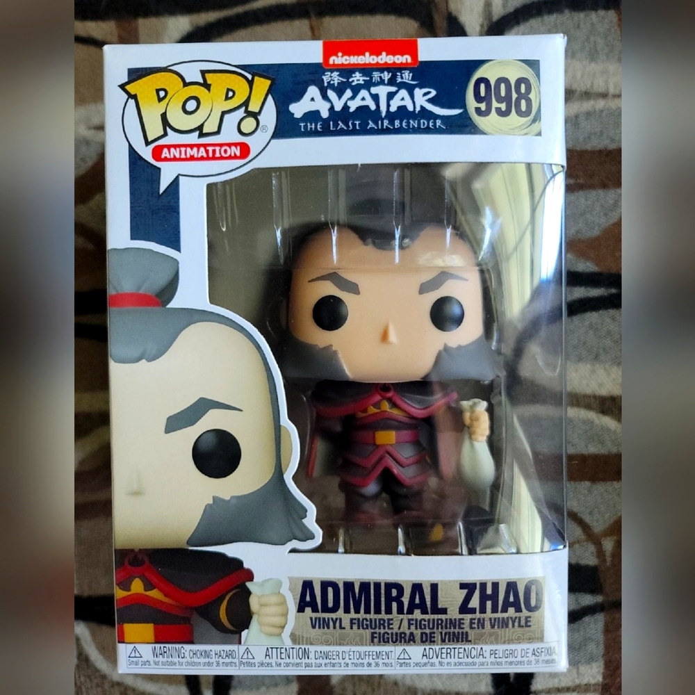 Avatar The Last Airbender Admiral Zhao Funko Pop #998 Animation Brand New!